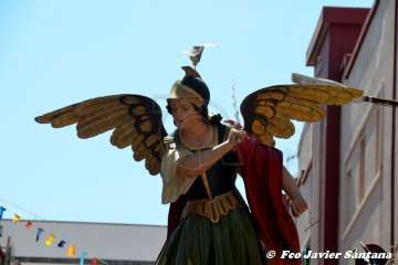 Telde rinde pleitesía a San Miguel en Valsequillo (Foto Francisco Javier Santana y TA)